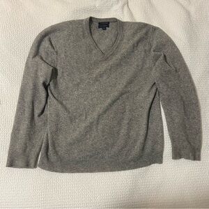 Club Room Light Gray V-Neck Sweater